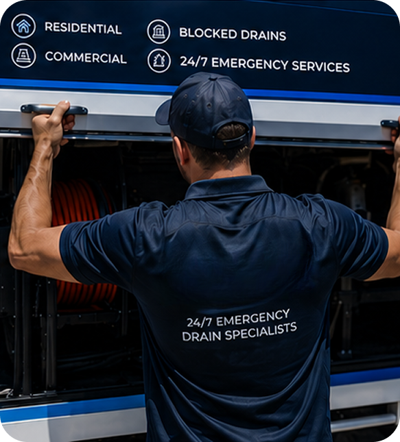 Licensed blocked drain plumber servicing a Wareemba home